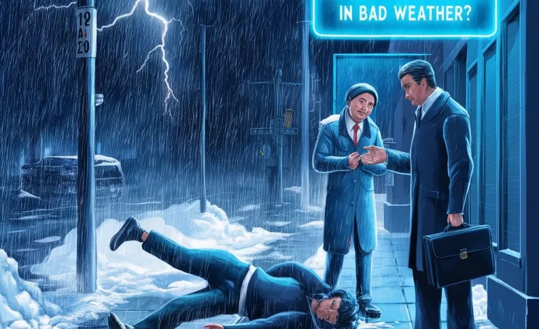 Can You File a Personal Injury Claim After a Slip and Fall in Bad Weather?