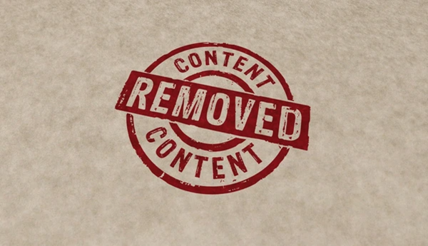 Remove Content from the Web