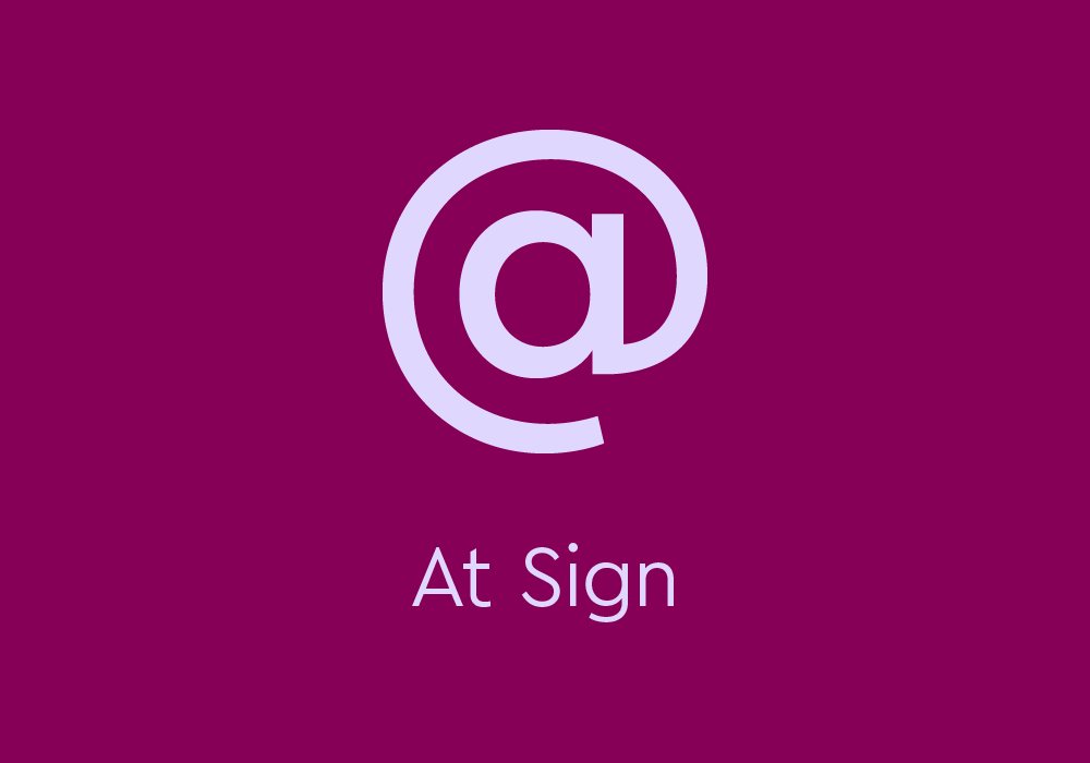 At Sign